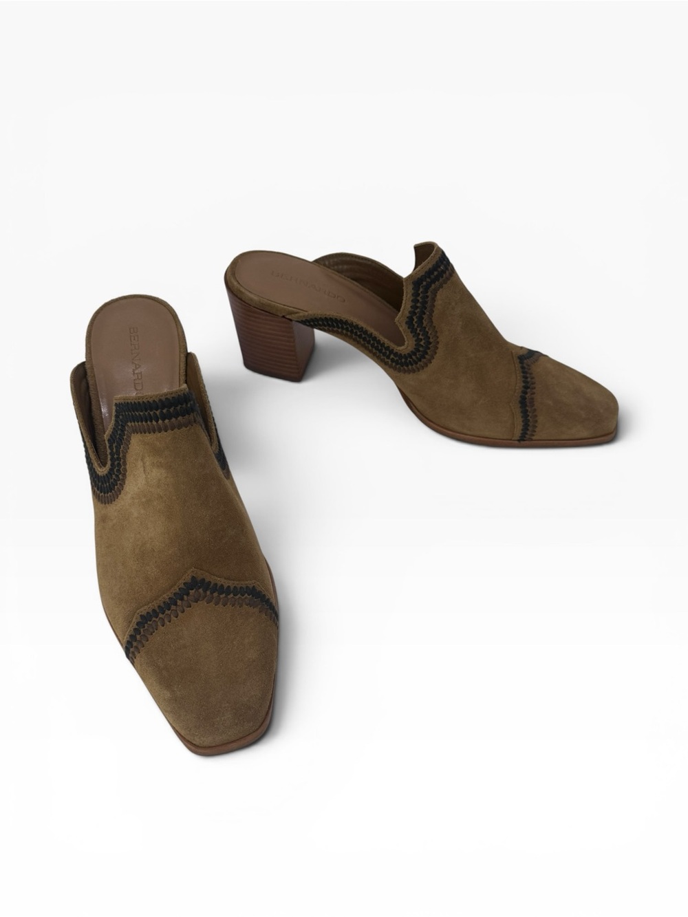 Bernardo Women's Brooklyn Mule Safari Southwest Western Brown 11